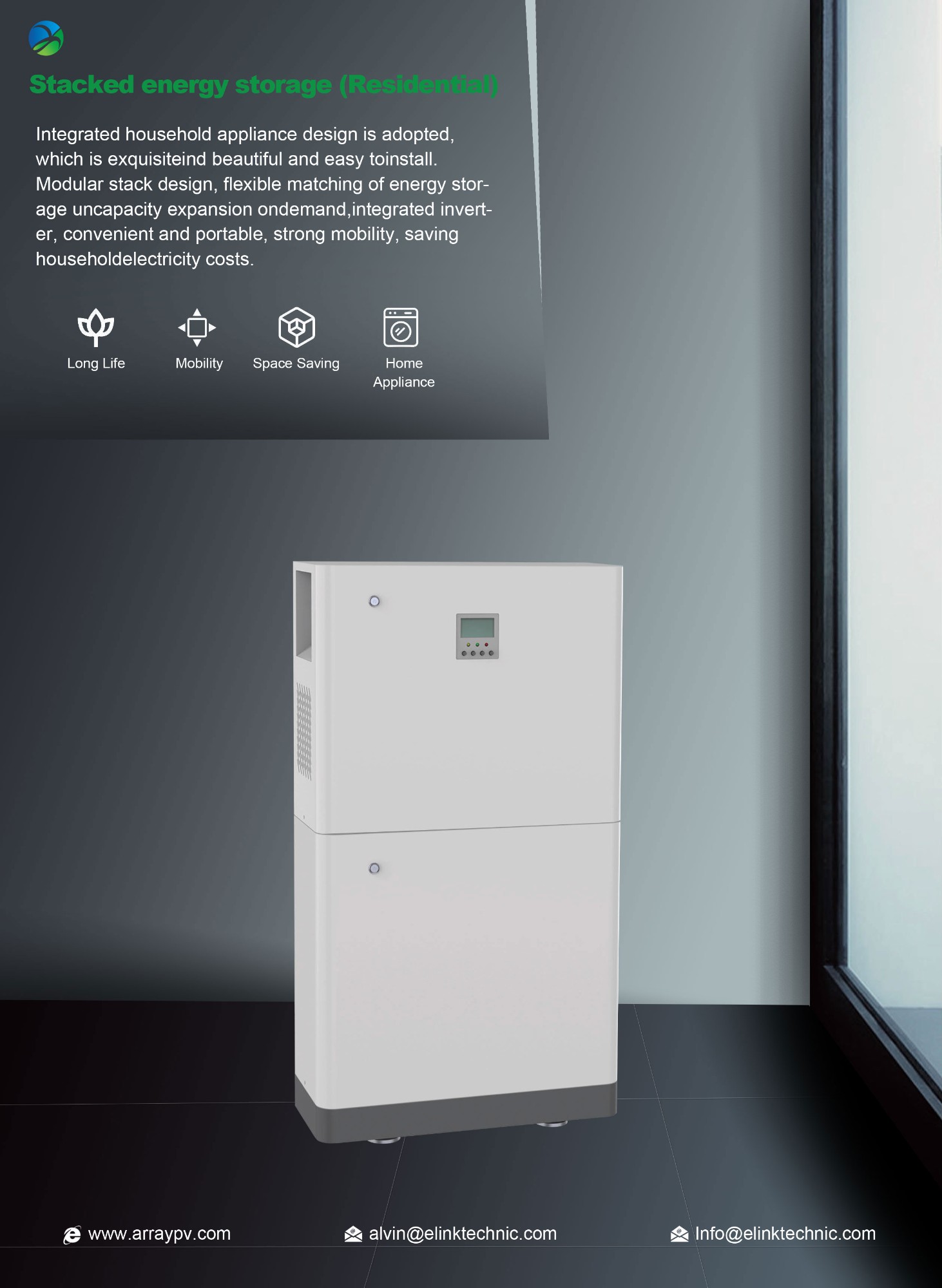 100AH 51.2V 5.12kwh Stacked Energy Storage 2