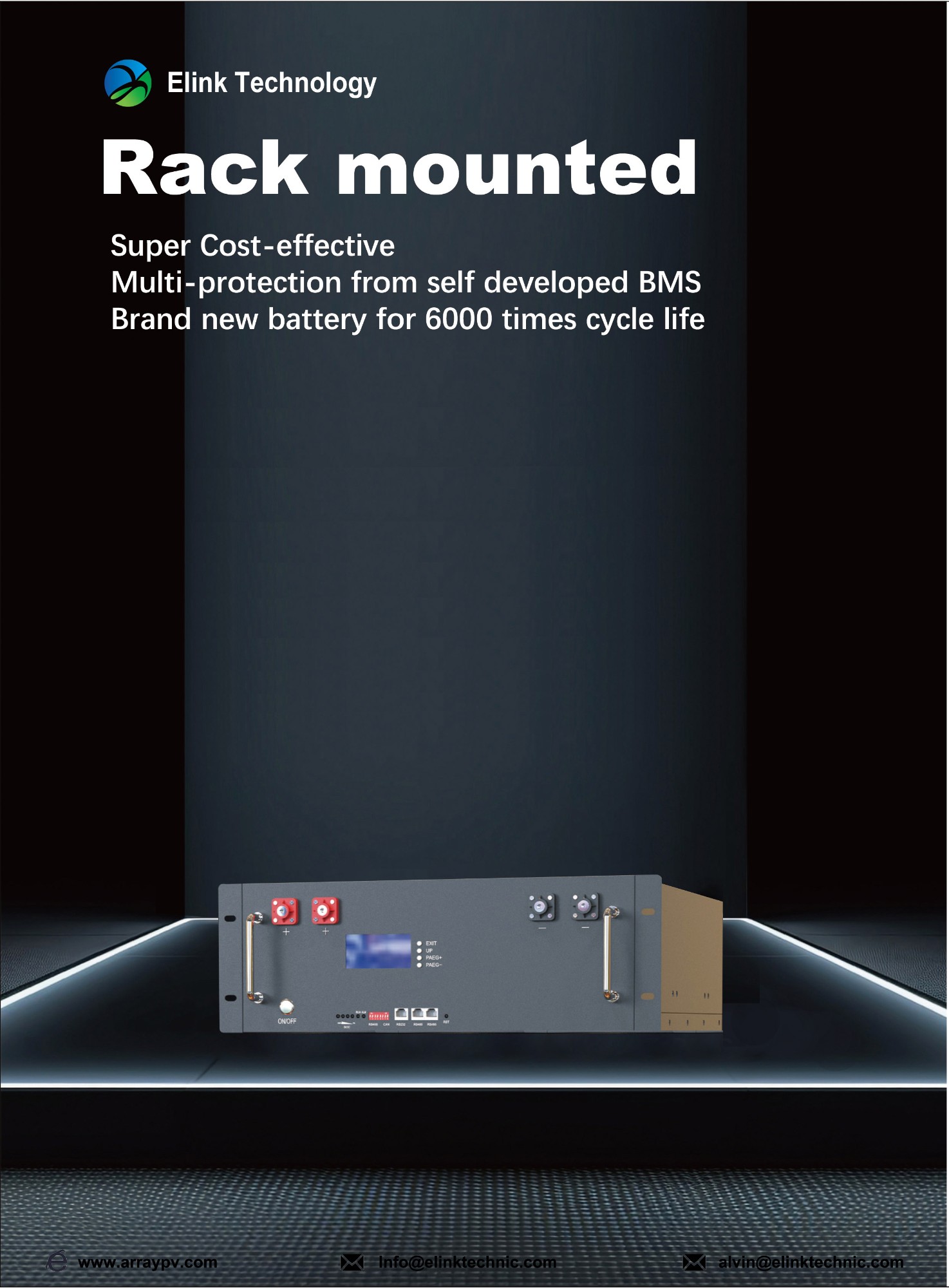 200AH 51.2V Rack-mounted Energy Storage